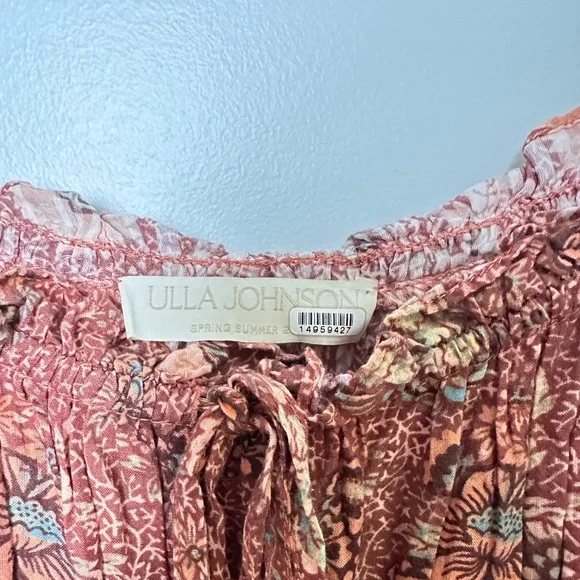 ULLA JOHNSON Juniper Puff Sleeve Dress